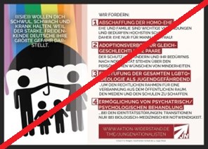 Meme des Telegram-Kanals "jungenationalisten": Queerfeindlichkeit und Antisemitismus vereint.