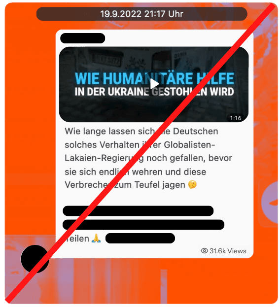 CeMAS Telegram Screenshot Ukraine