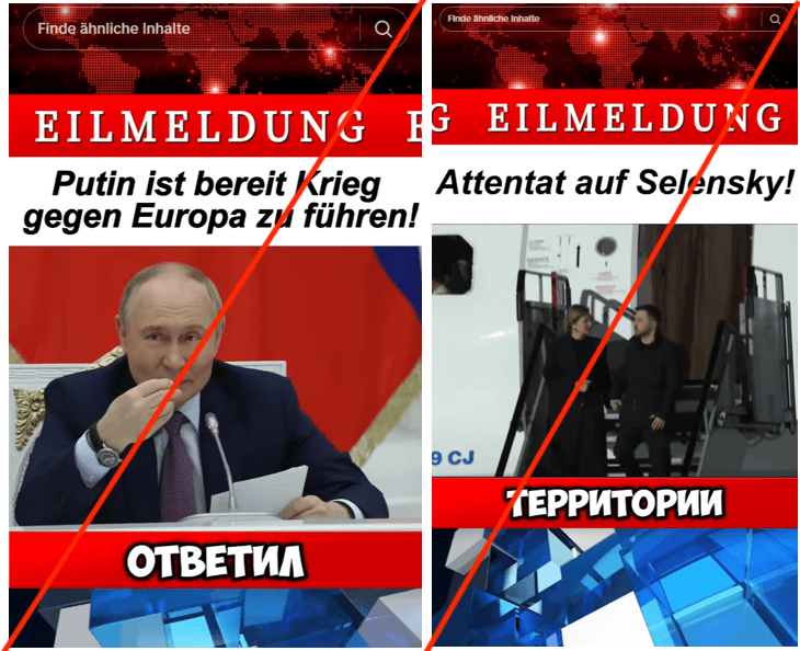 Abbildung 6. Videos mit russischer Vertonung und Untertiteln.