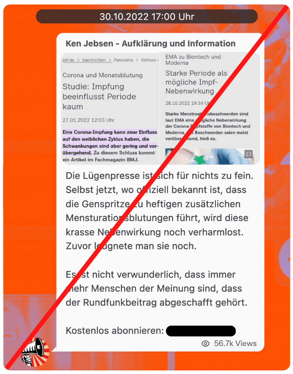 CeMAS Telegram Screenshot Ken Jebsen