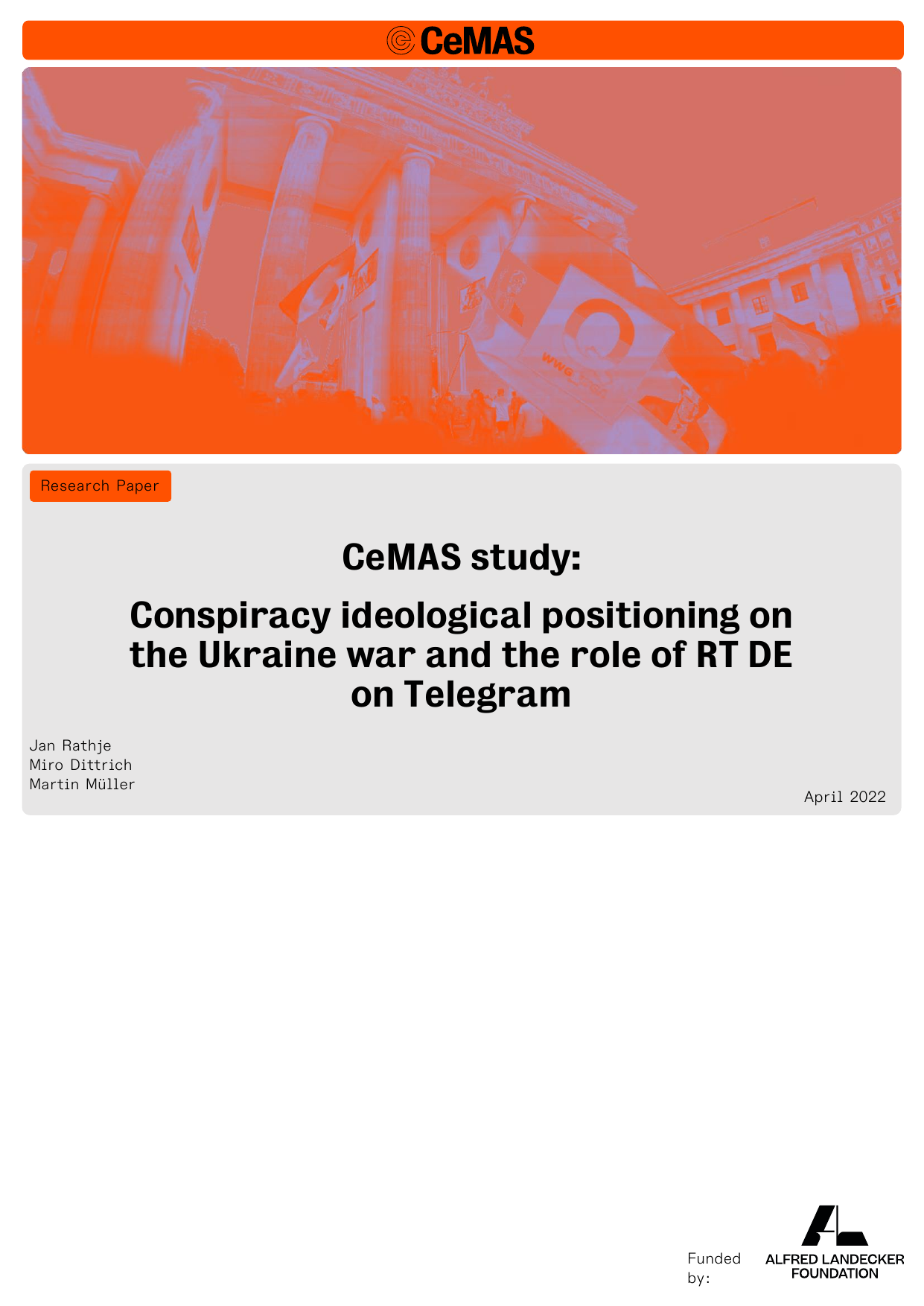 Conspiracy ideological positioning on the Ukraine war and the role of ...